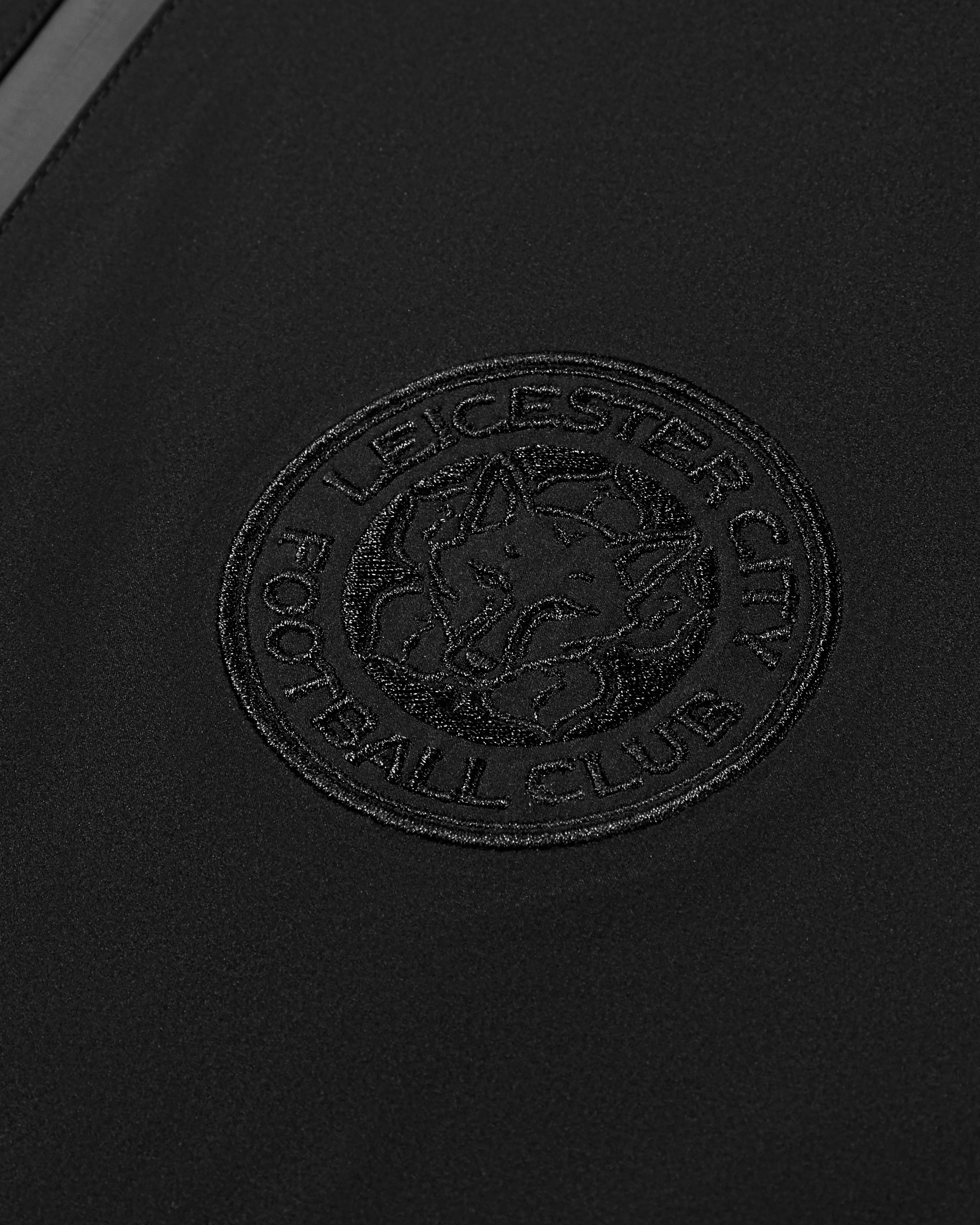 AOF Leicester City Shell Jacket | Black Coat | Art of Football