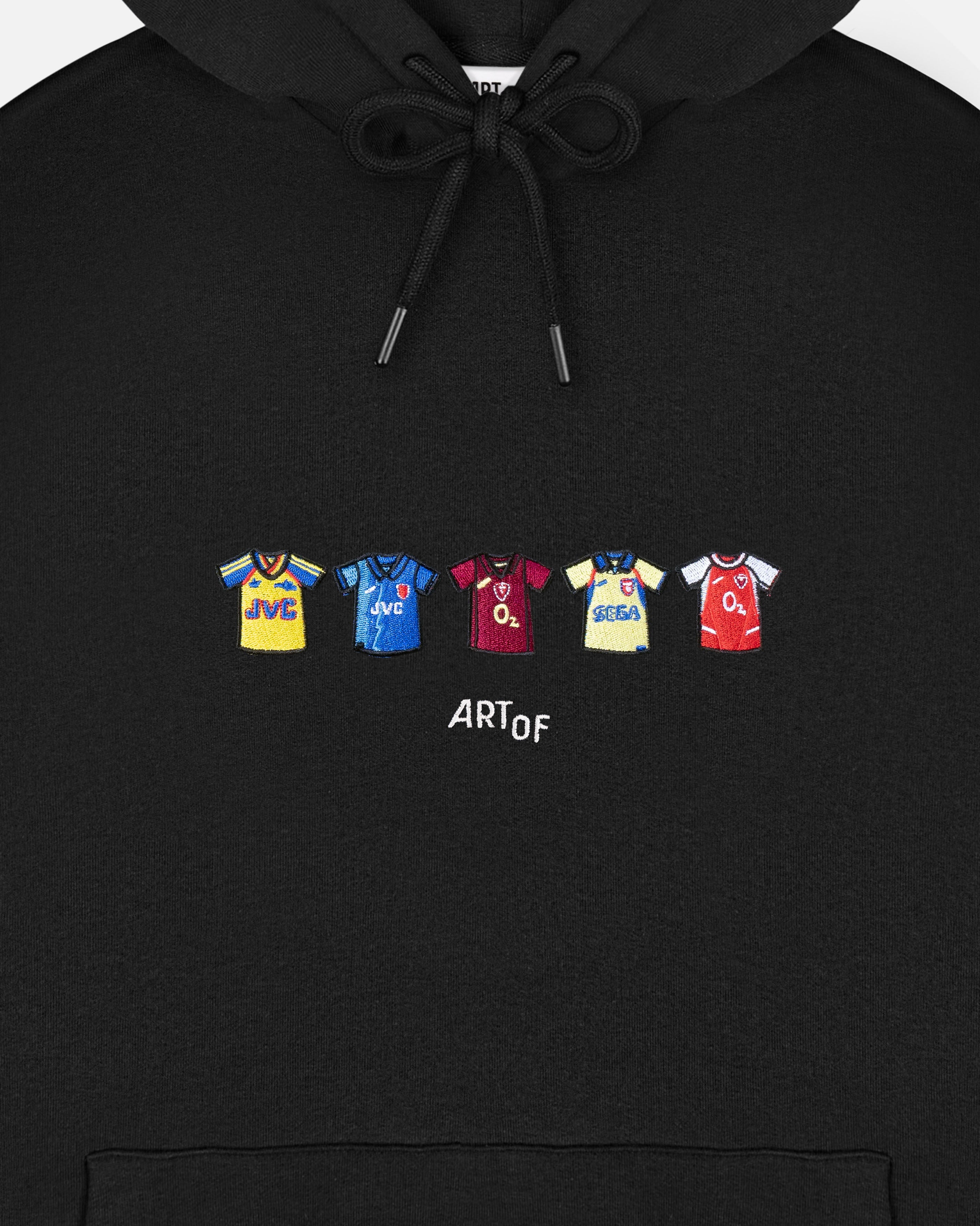 ART OF x AFC Embroidered Classics Black Hoodie | Shop Football