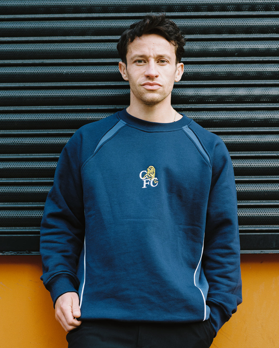 ART OF Chelsea Panelled Sweat | CFC Embroidered Football Jumper