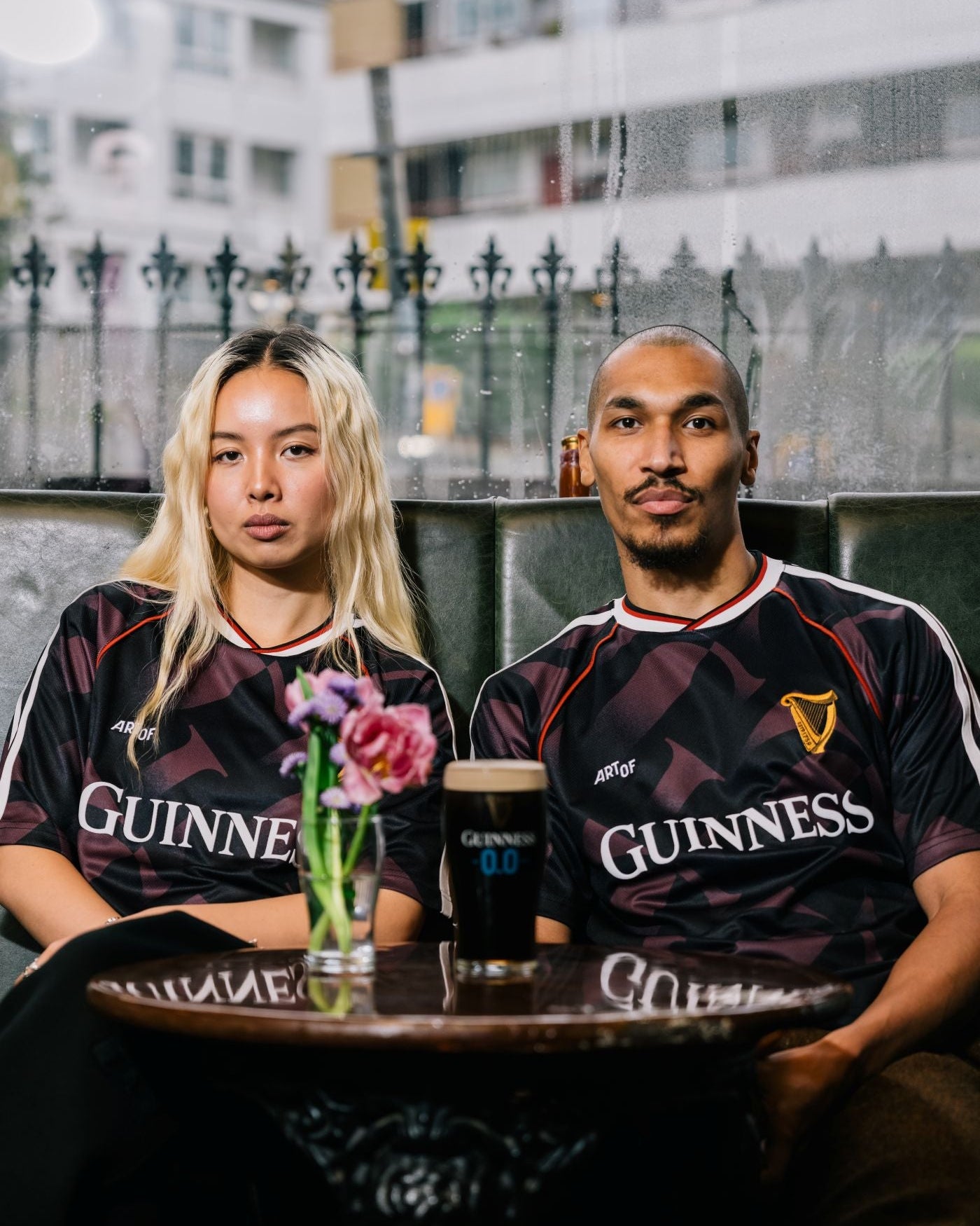 ART OF Football x Guinness Football Shirt | AOF Burgundy Top