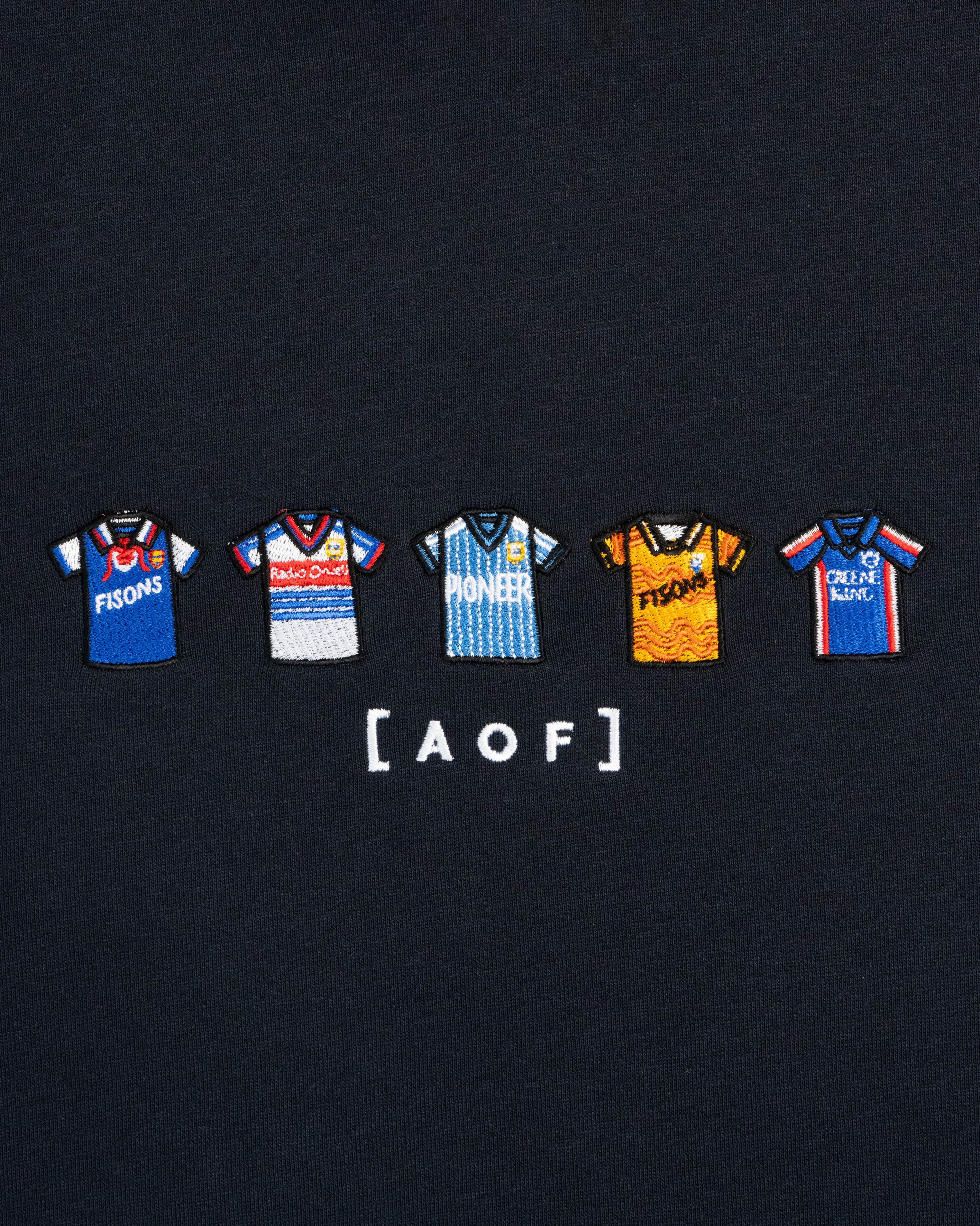 AOF ITFC Embroidered Classics Hoodie | Navy Sweat | Art of Football