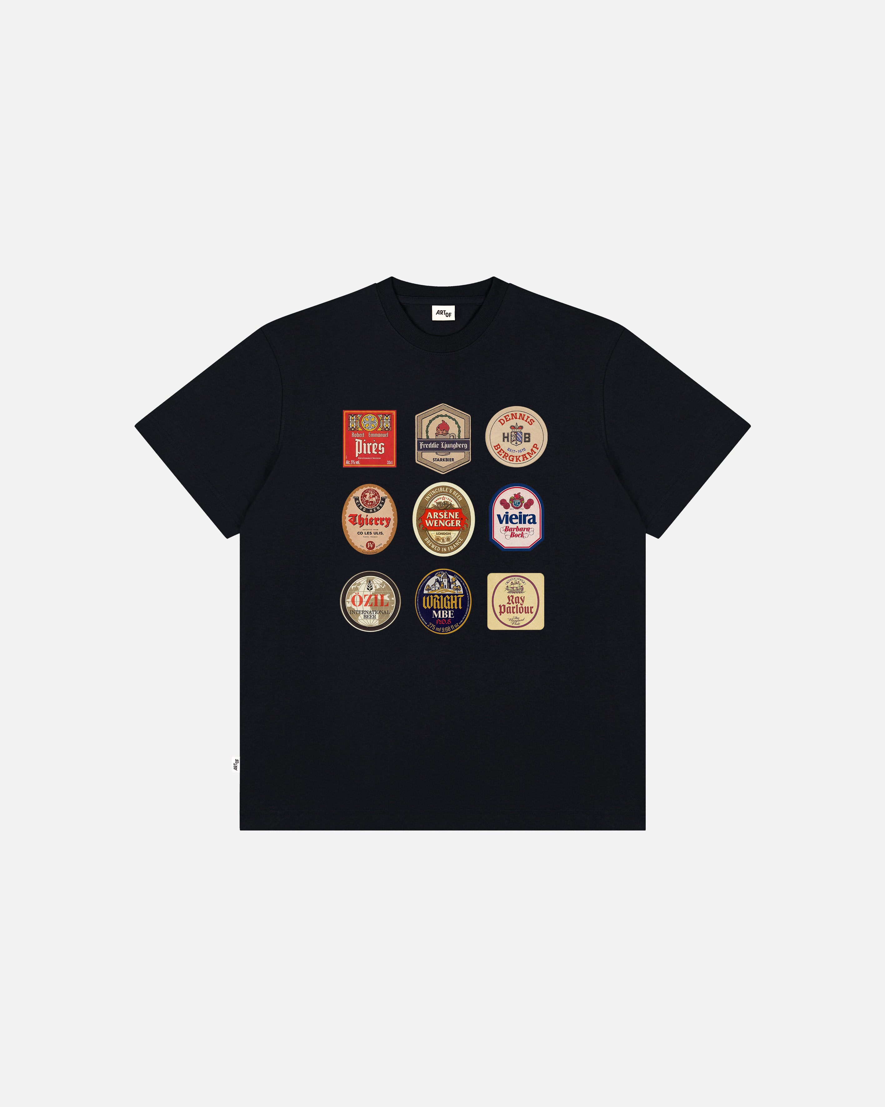 ART OF Brewed At The Home Of Football Tee | AFC Black Football T-shirt