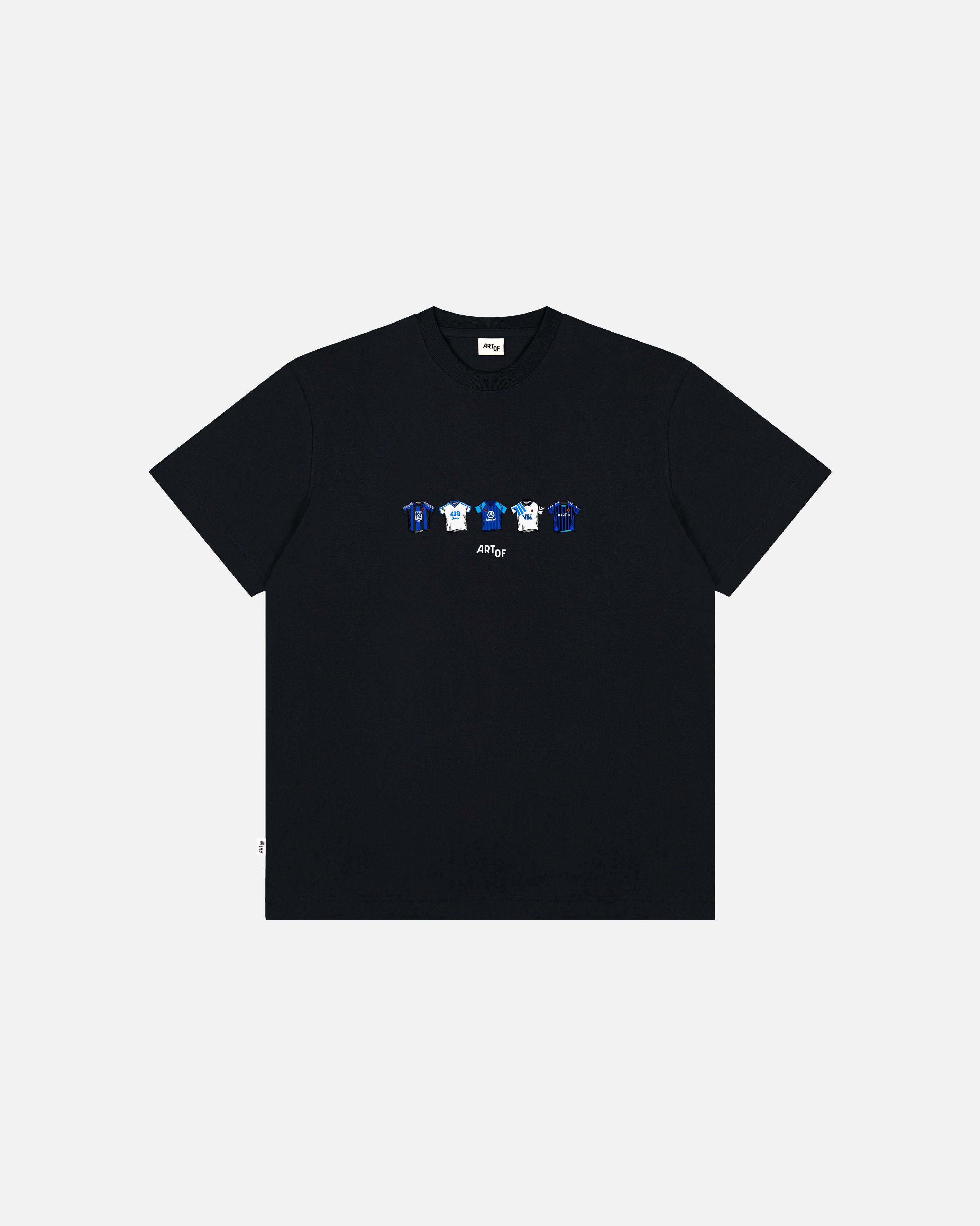 ART OF x Club Brugge Printed Classics Tee | Black Football T-shirt