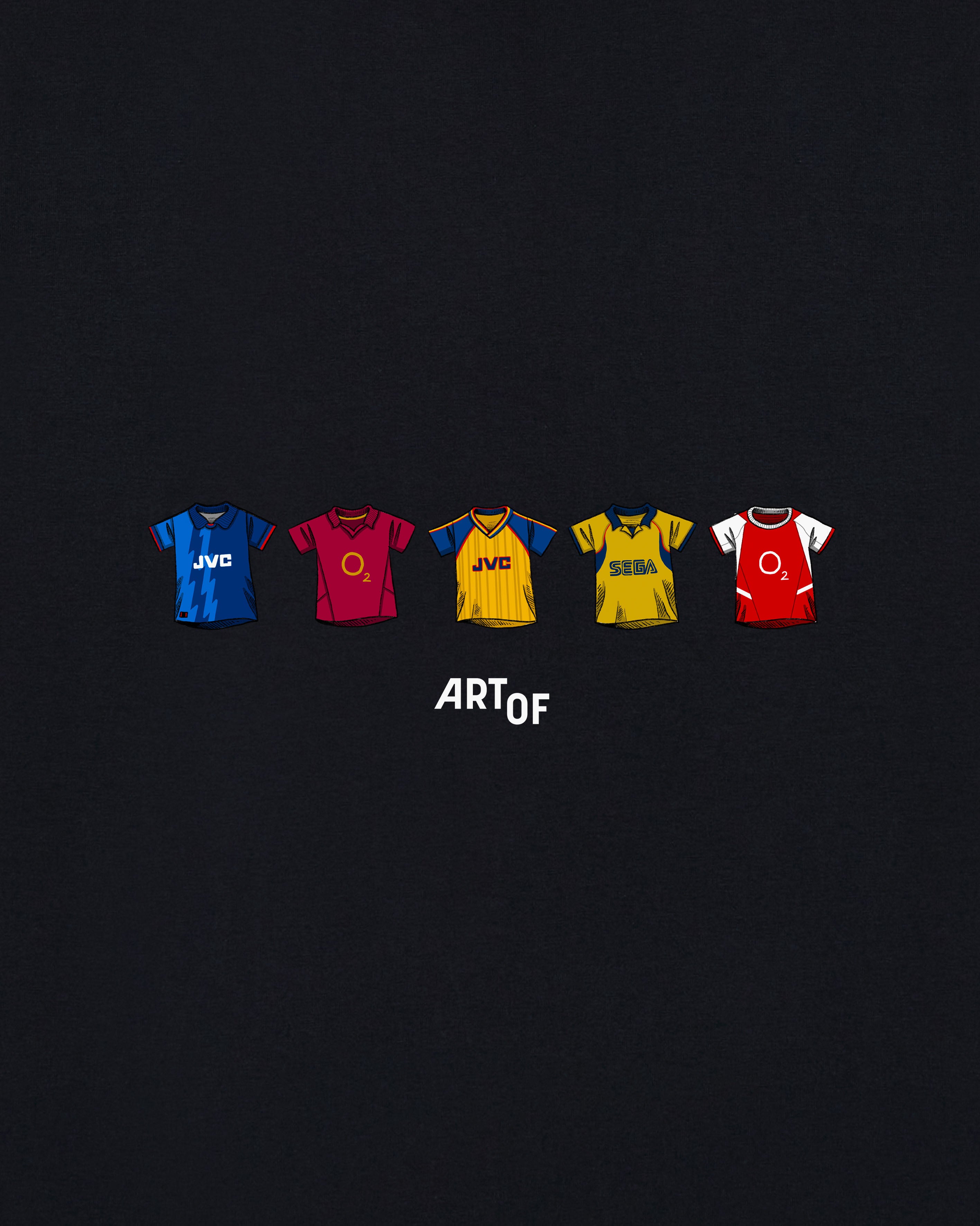 ART OF AFC Printed Classics Tee | Black Graphic Football T-shirt