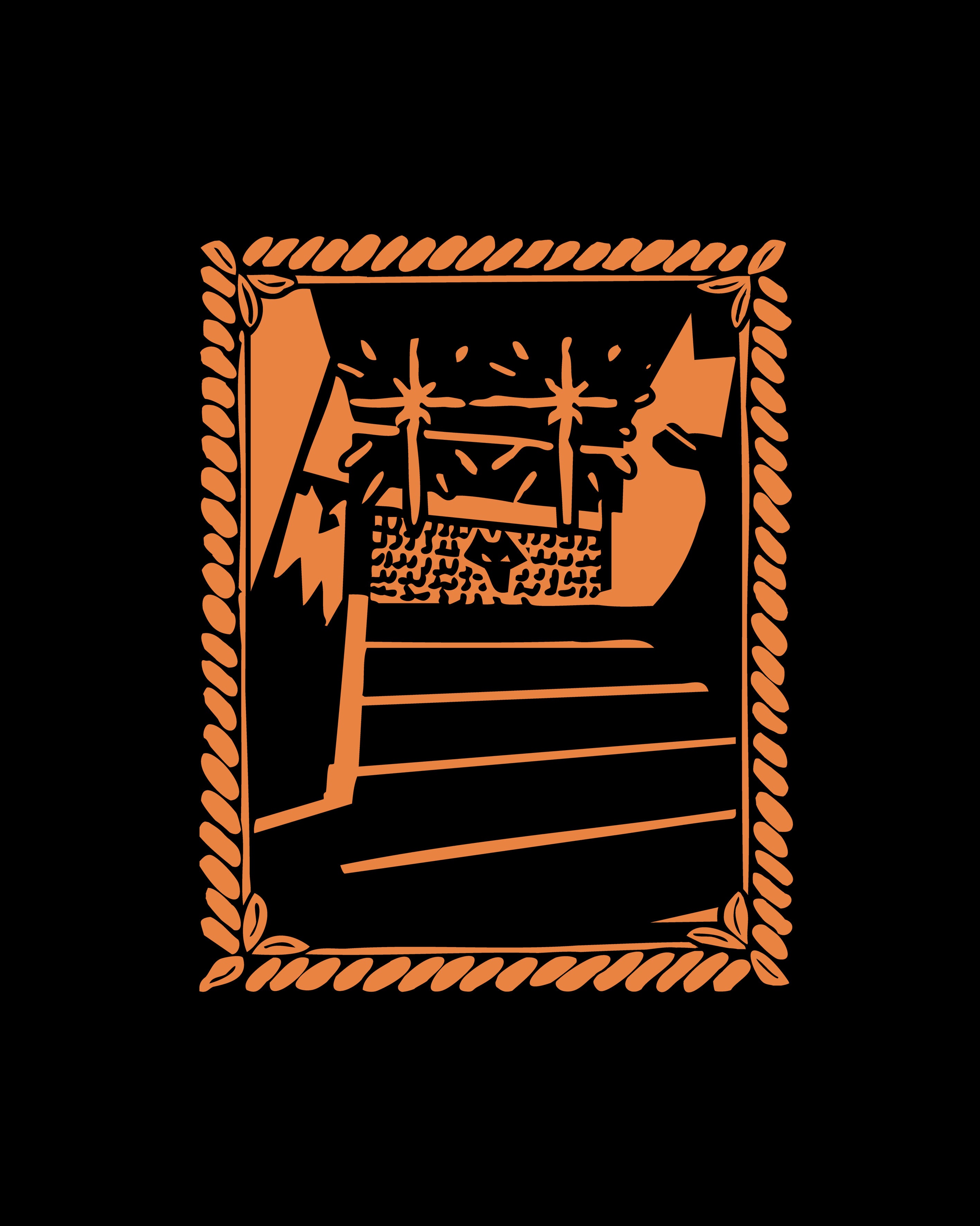 ART OF x Wolves Out Of Darkness Tee | Black Graphic Football T-shirt