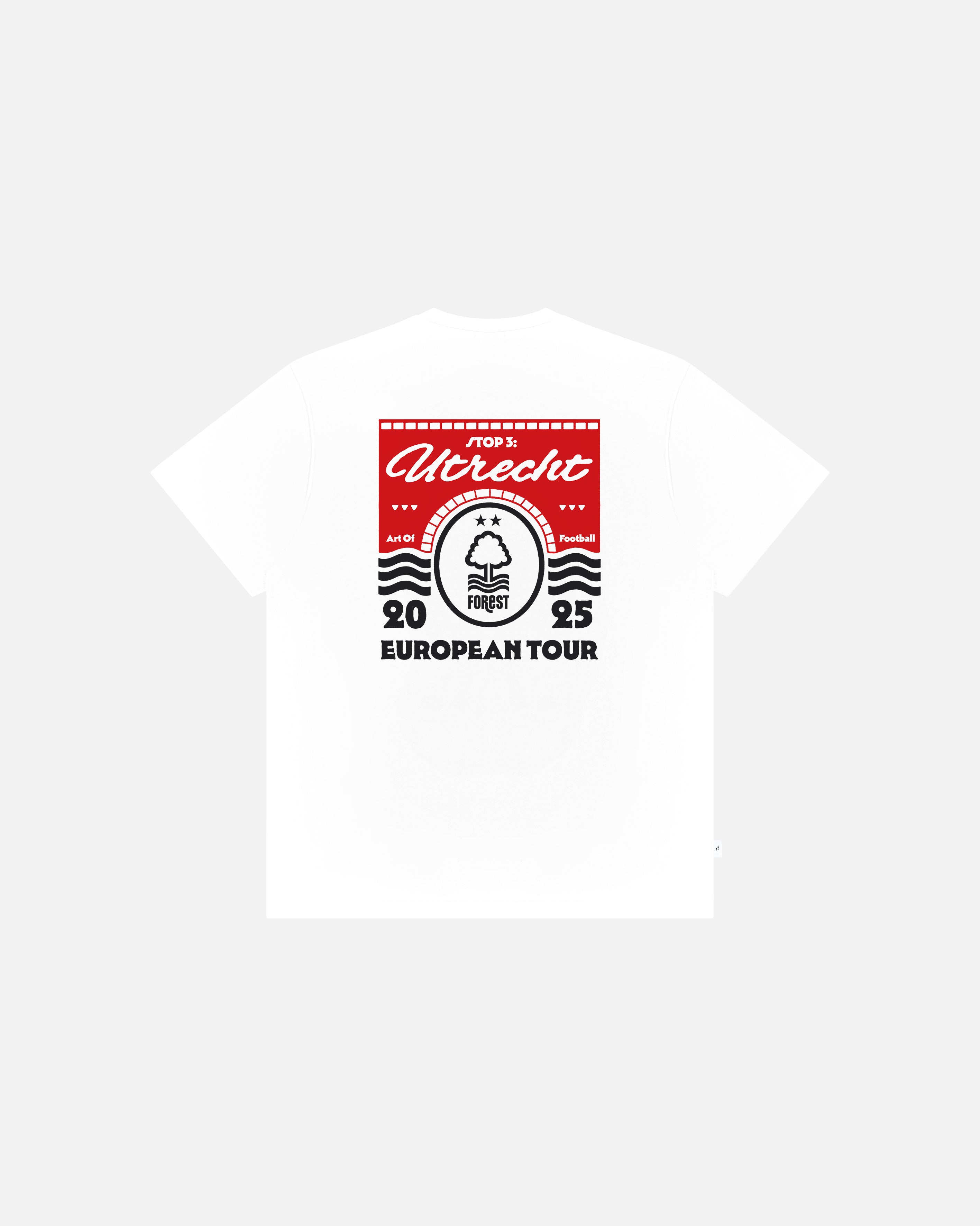 ART OF Football x Forest In Utrecht Tee | AOF White Graphic T-shirt