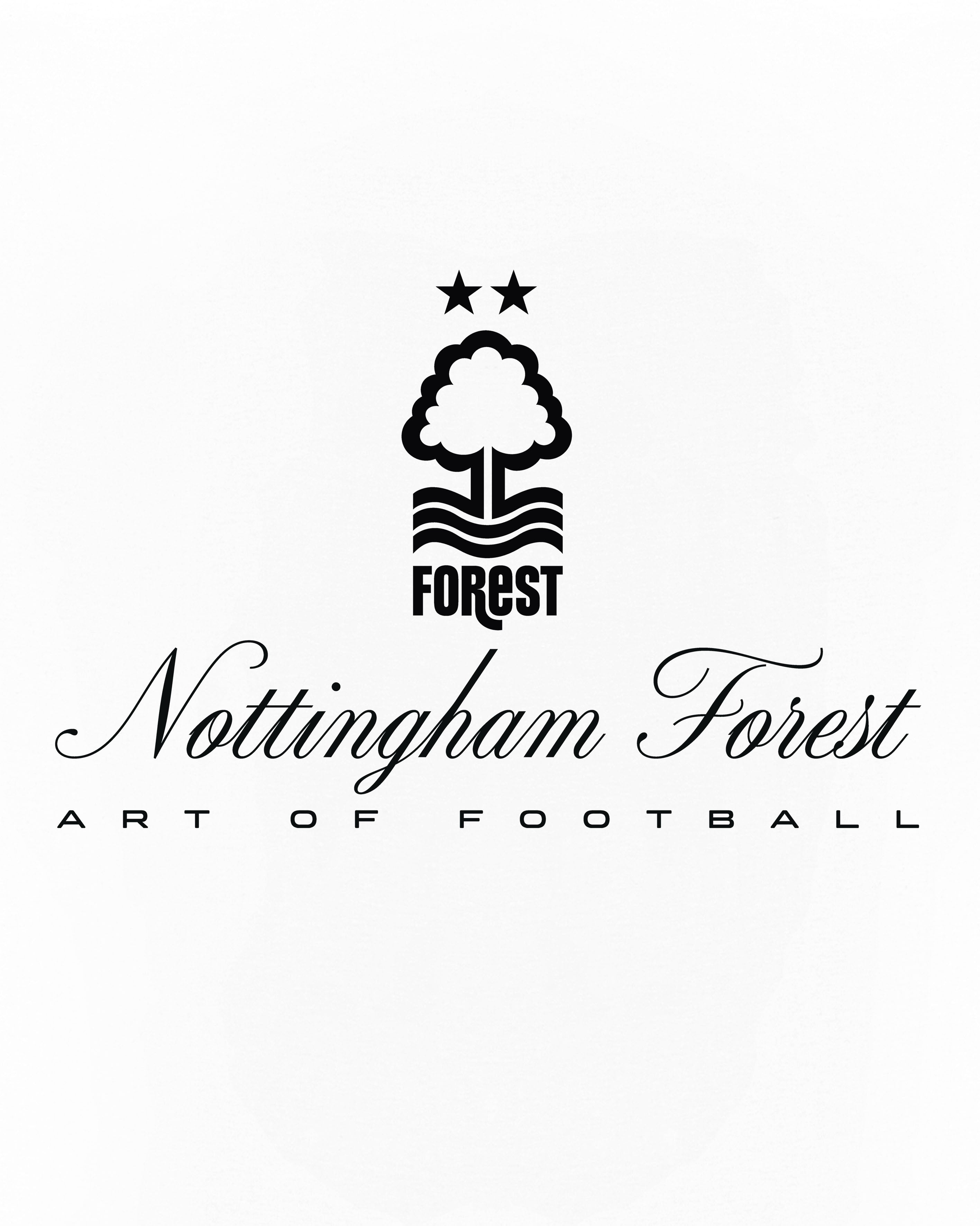 ART OF x Forest Heritage Tee | White Graphic Football T-shirt