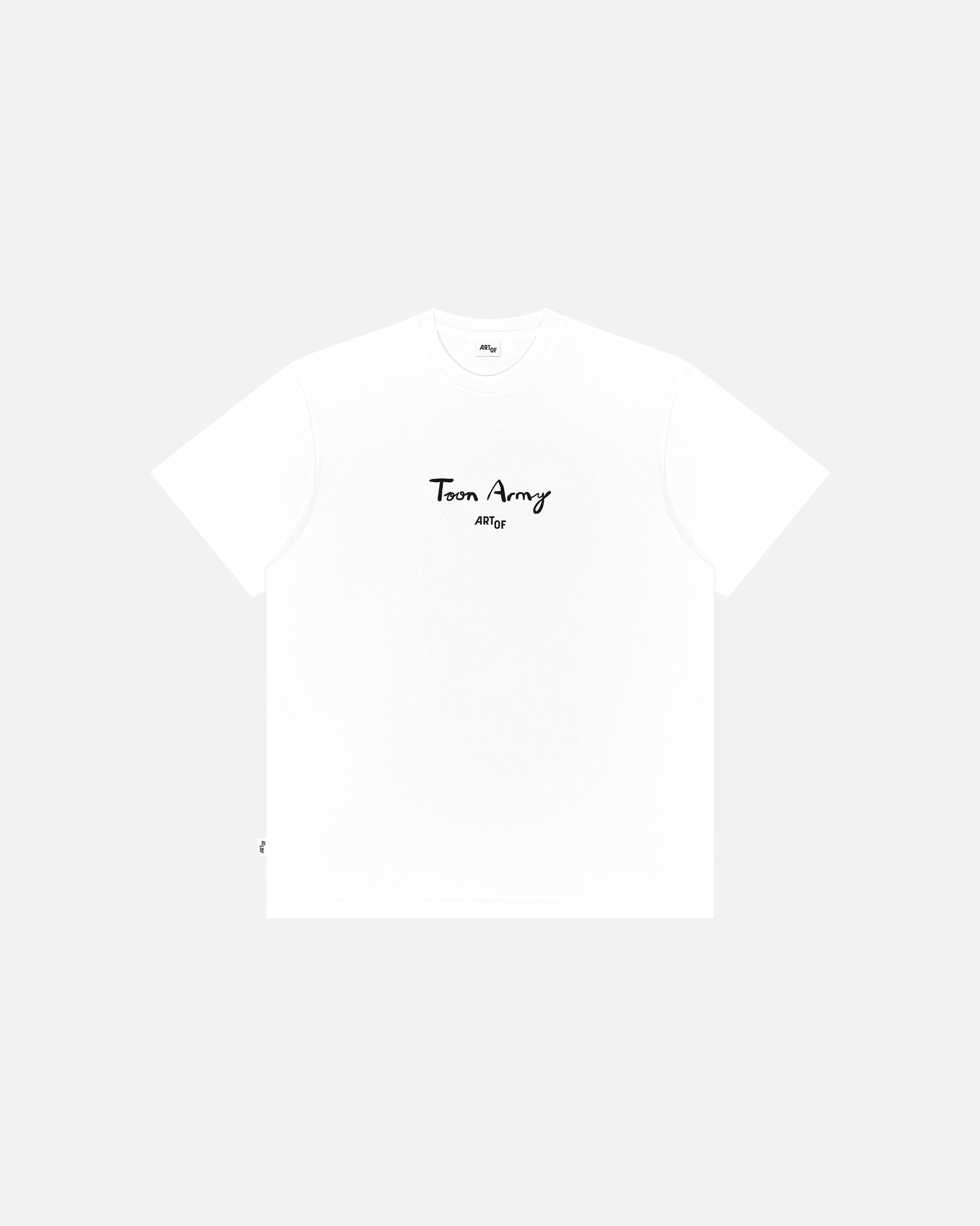 ART OF Toon 12th Man Tee | White Graphic Football T-shirt