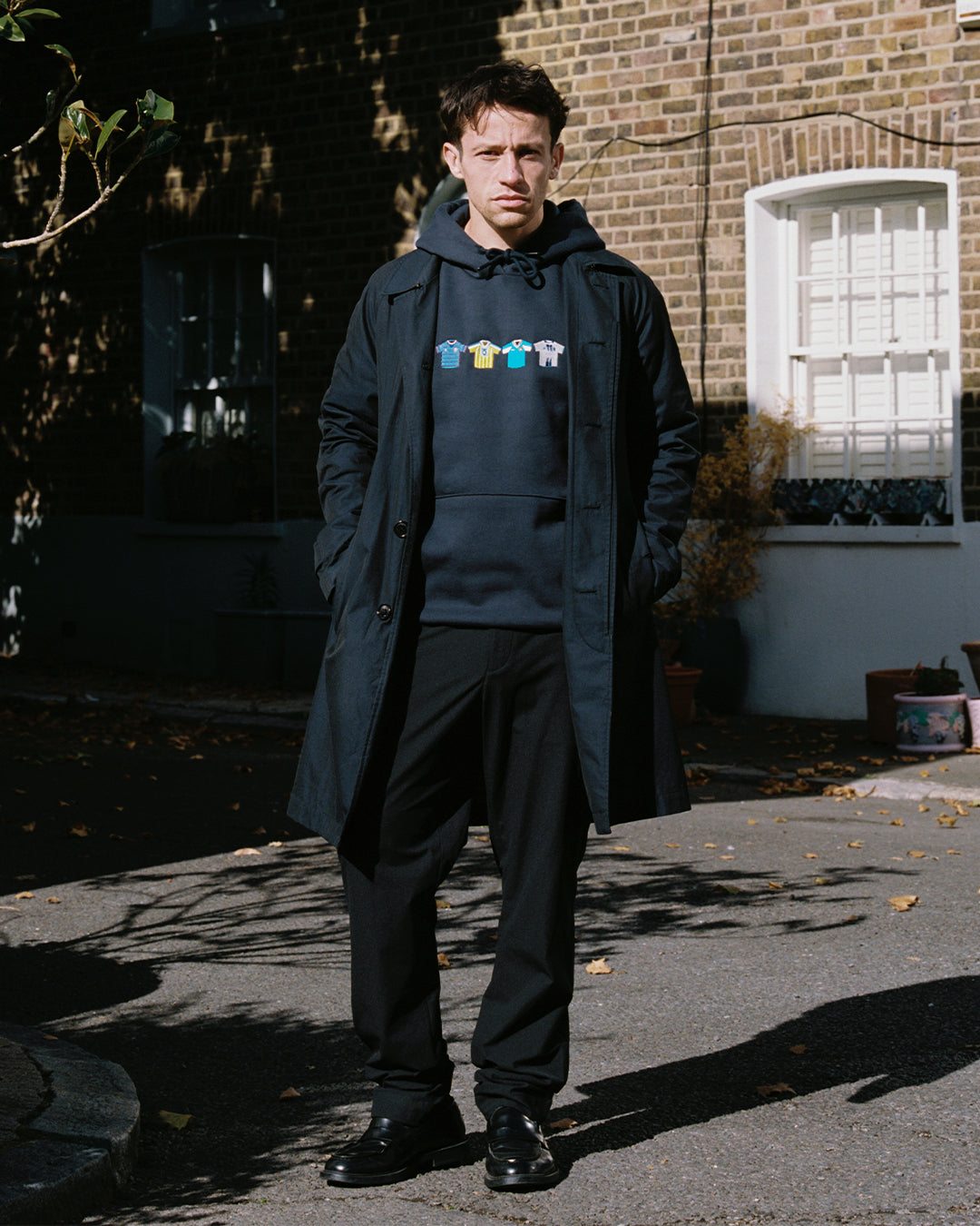 ART OF Chelsea Classics Hoodie | CFC Navy Embroidered Football Sweat