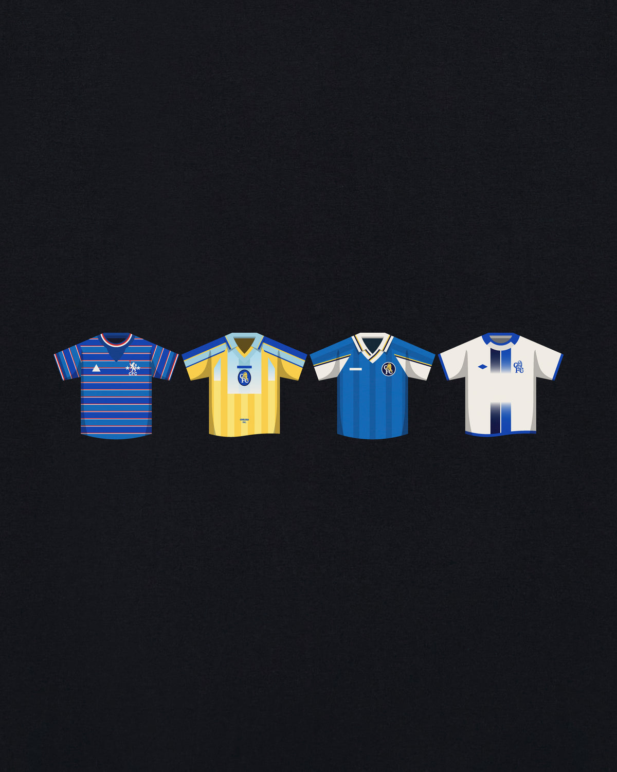 ART OF Chelsea Classics Tee | CFC Black Graphic Football T-shirt