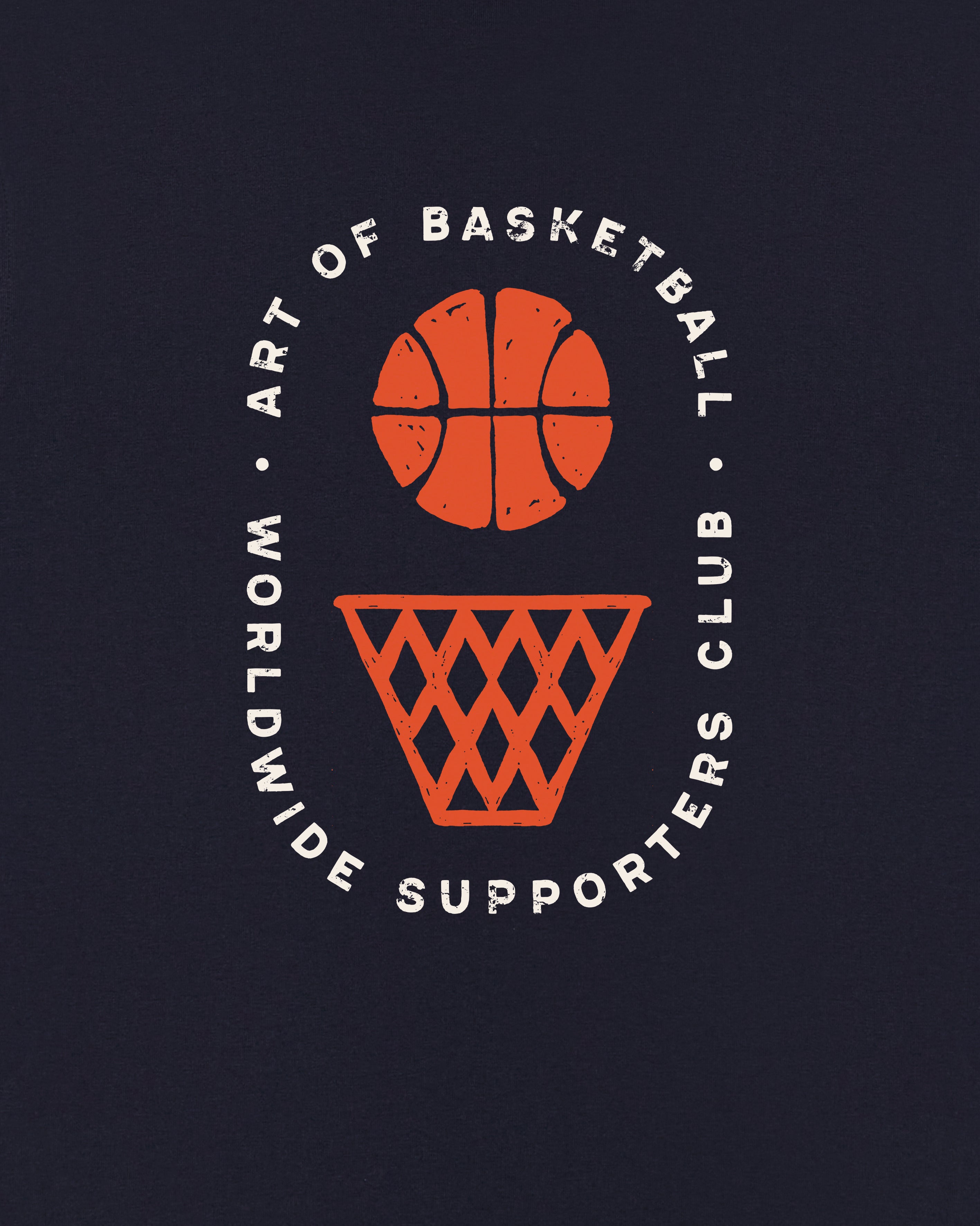 ART OF Basketball Tee | Navy Graphic T-shirt