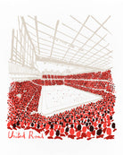 ART OF United 12th Man Tee | White Graphic Football T-shirt