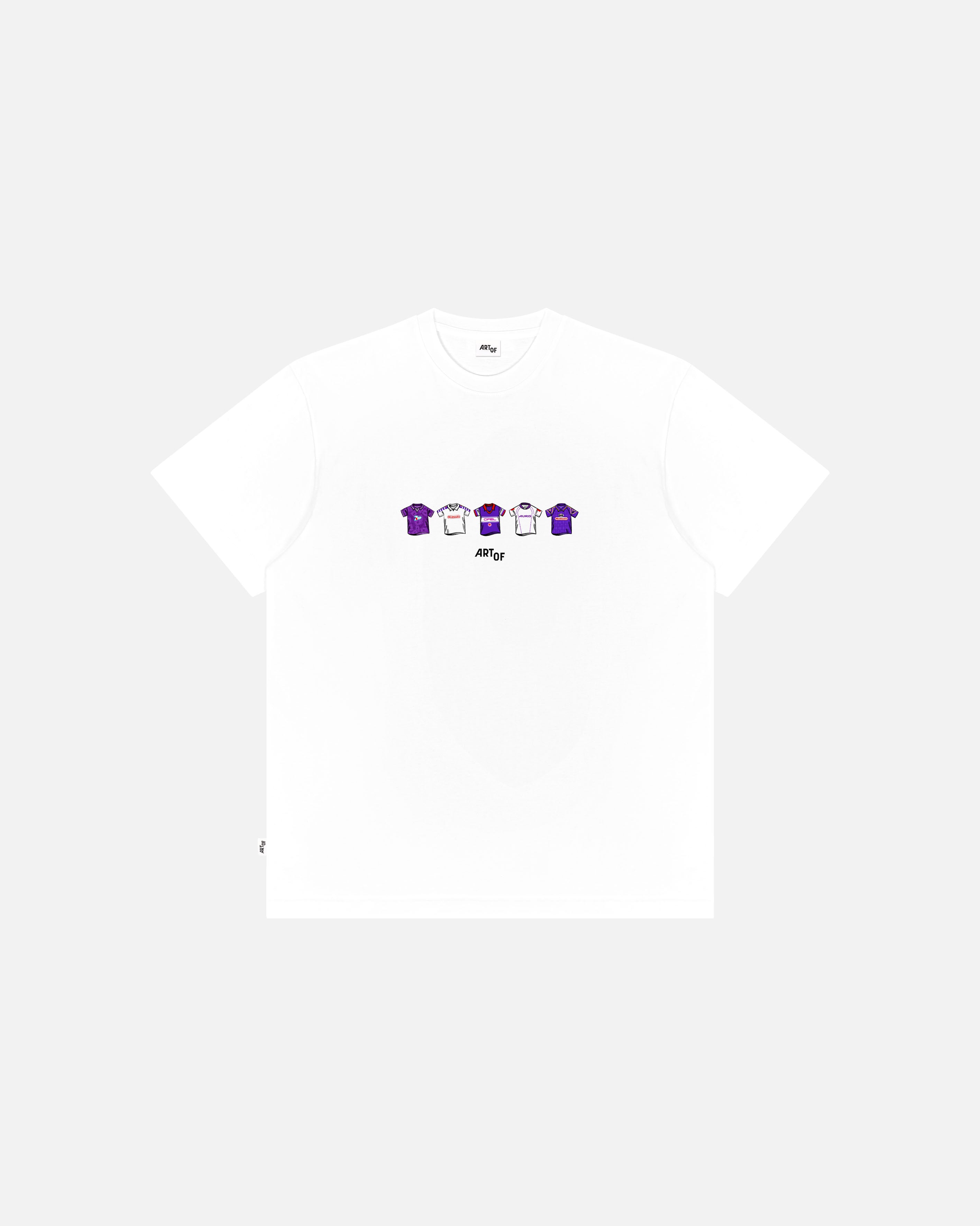 ART OF Fiorentina Printed Classics Tee | White Football T-shirt