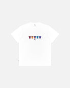 ART OF Barcelona Printed Classics Tee | White Graphic Football T-shirt