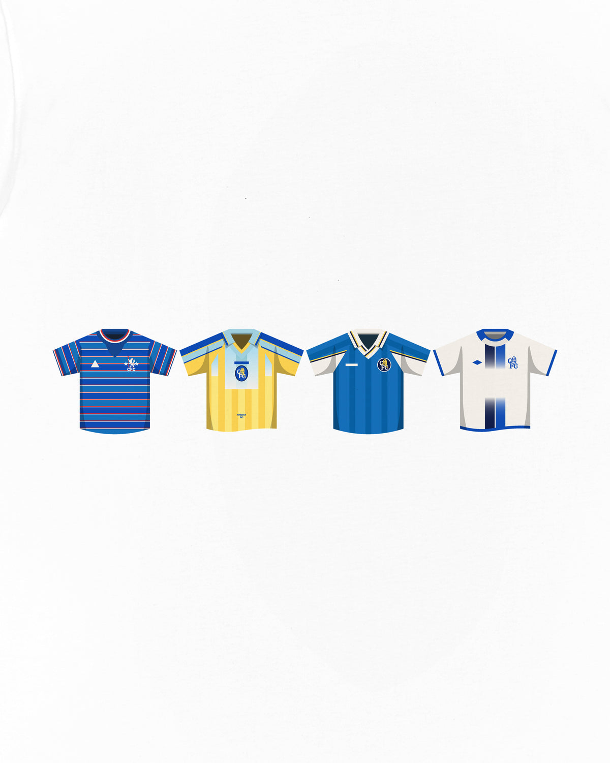 ART OF Chelsea Classics Tee | CFC White Graphic Football T-shirt