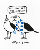 ART OF x Brighton Did You See The Game Tee | White Football T-shirt